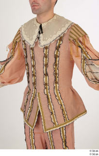  Photos Man in Historical Dress 33 16th century Historical Clothing pink jacket upper body 0002.jpg